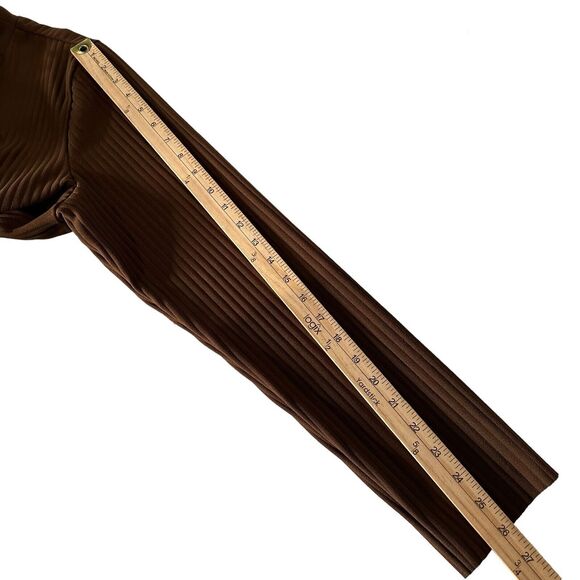 Marc New York Andrew Marc Open Front Kimono Duster Pleated Brown Women Size XL - Picture 11 of 13